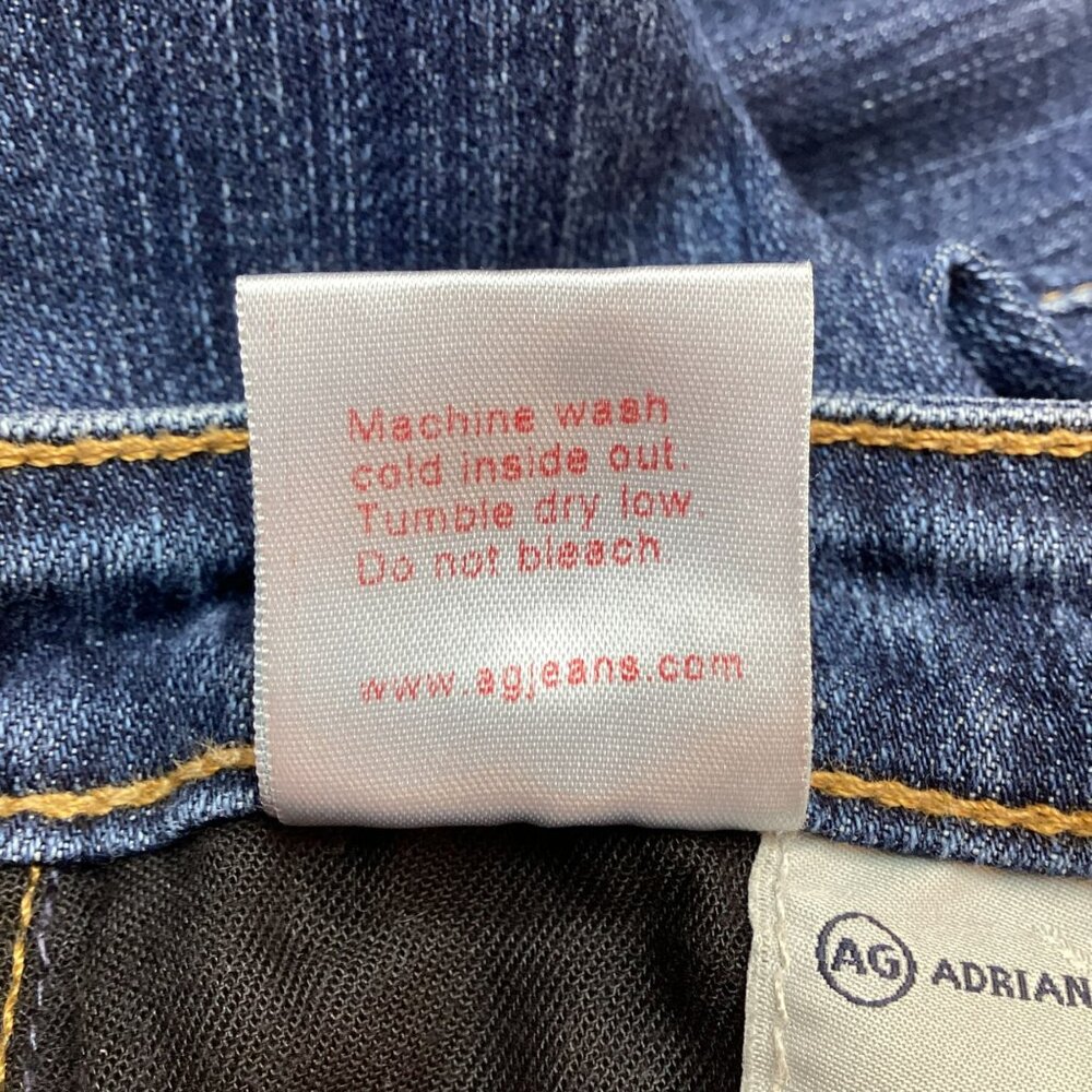 Adriano Goldschmied Womens 30R Stilt Cigarette Jeans  Dark Wash Denim - Picture 12 of 12